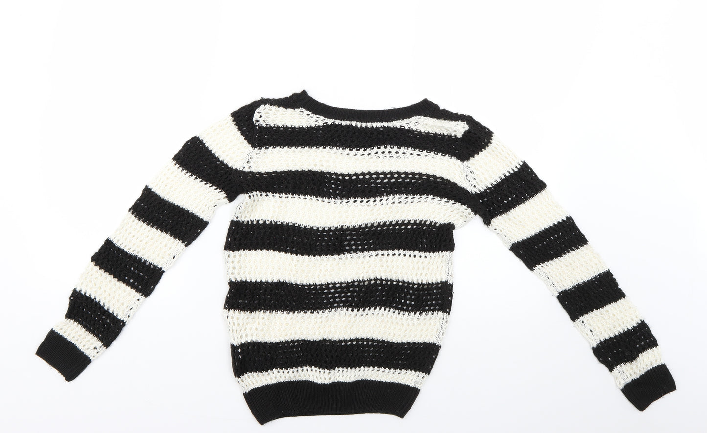 H&M Girls Multicoloured Striped  Pullover Jumper Size 11-12 Years