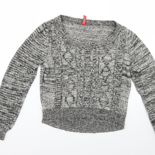 H&M Womens Grey   Pullover Jumper Size 10
