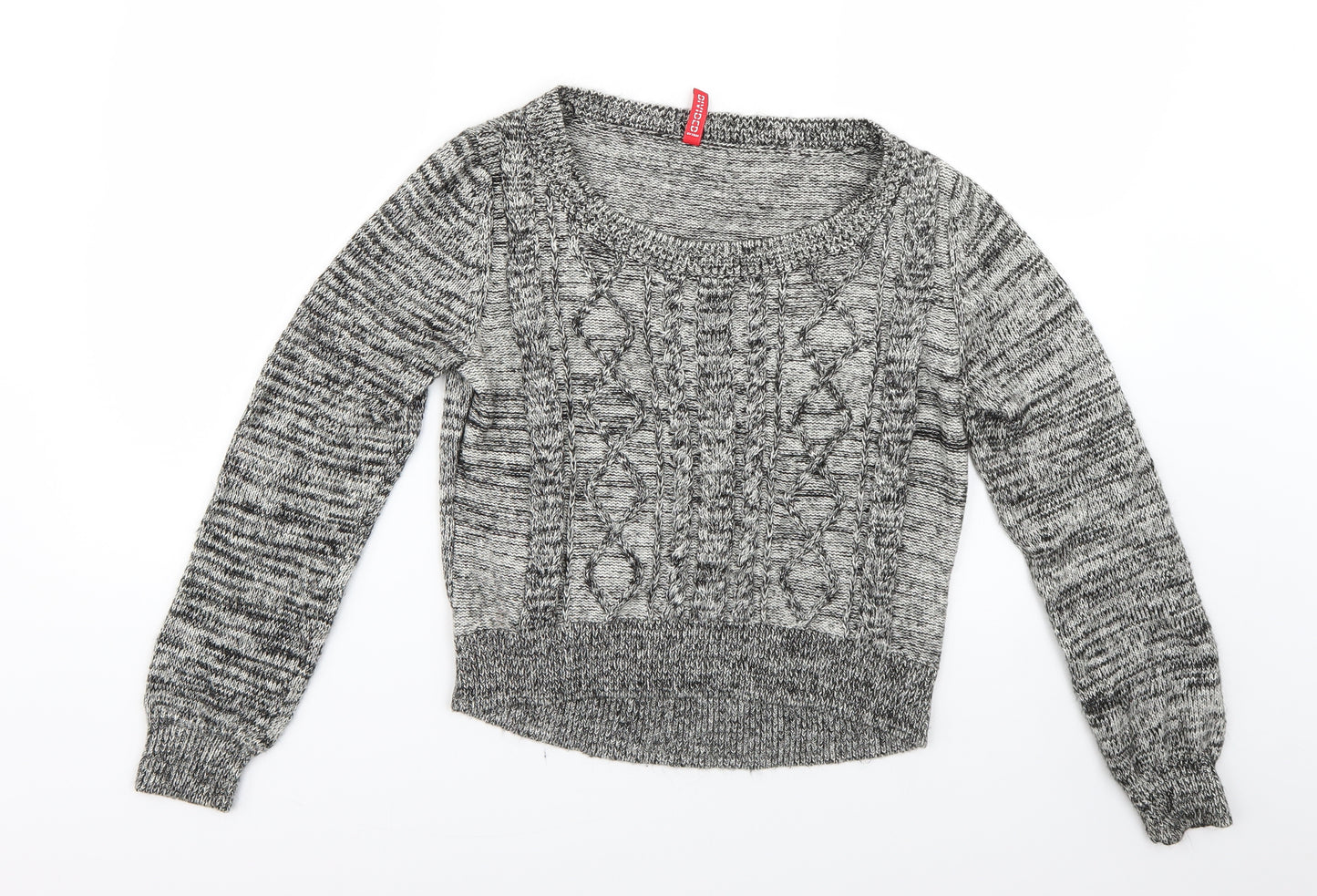H&M Womens Grey   Pullover Jumper Size 10