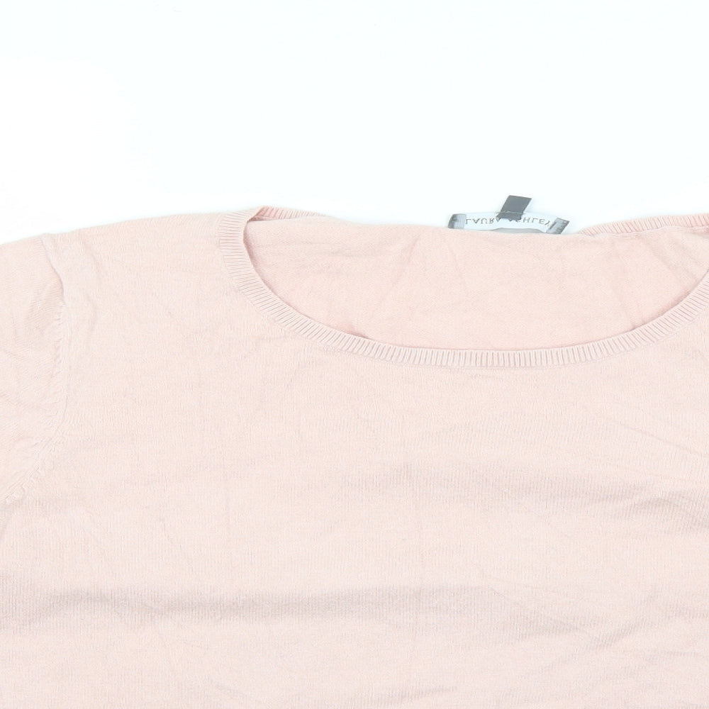 Laura Ashley Womens Pink   Pullover Jumper Size 16