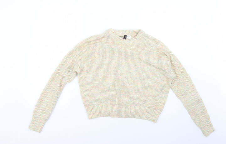 H&M Womens Multicoloured   Pullover Jumper Size S