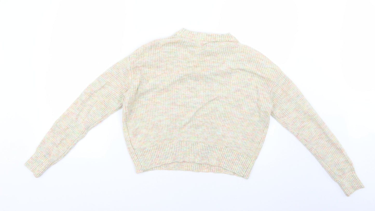 H&M Womens Multicoloured   Pullover Jumper Size S