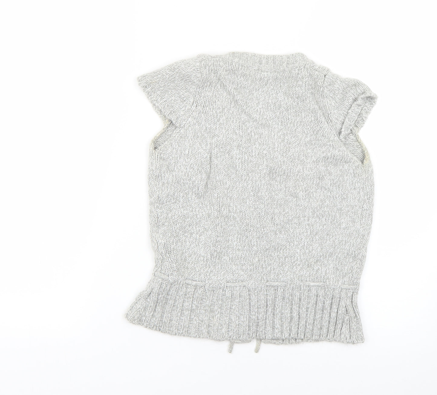 Pumpkin Patch Girls Grey   Cardigan Jumper Size 11 Years