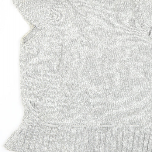 Pumpkin Patch Girls Grey   Cardigan Jumper Size 11 Years