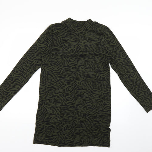 Marks and Spencer Womens Green Animal Print  Bodycon  Size 8