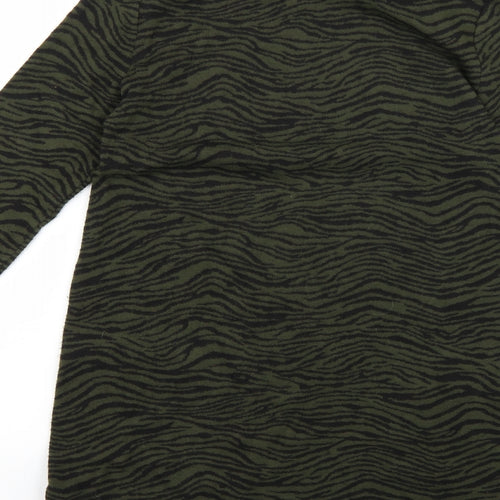Marks and Spencer Womens Green Animal Print  Bodycon  Size 8