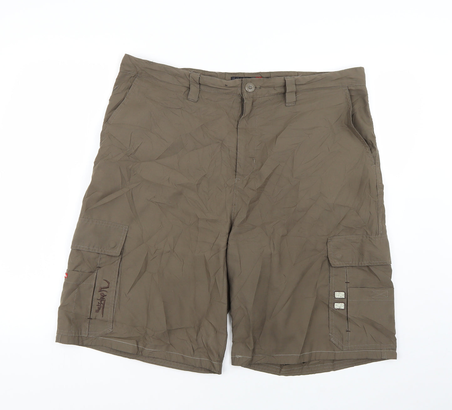 quicksilver Mens Brown   Sweat Shorts Size L