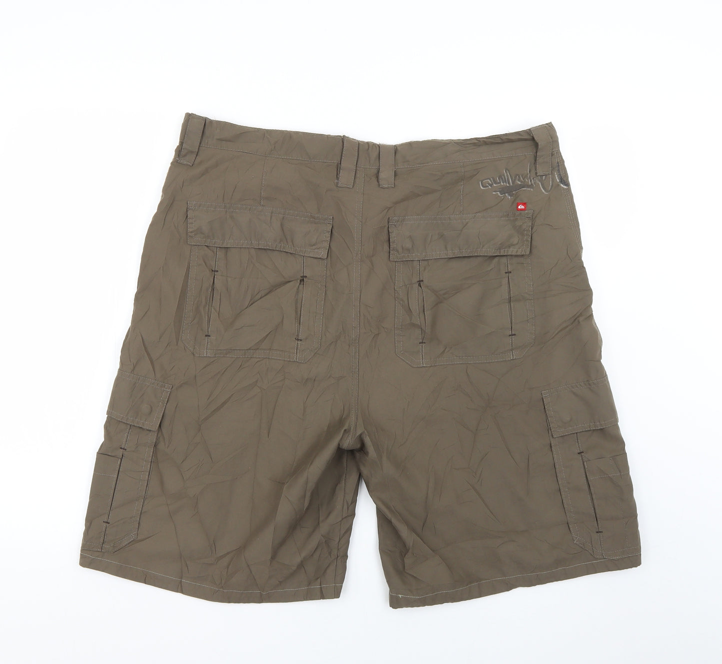 quicksilver Mens Brown   Sweat Shorts Size L
