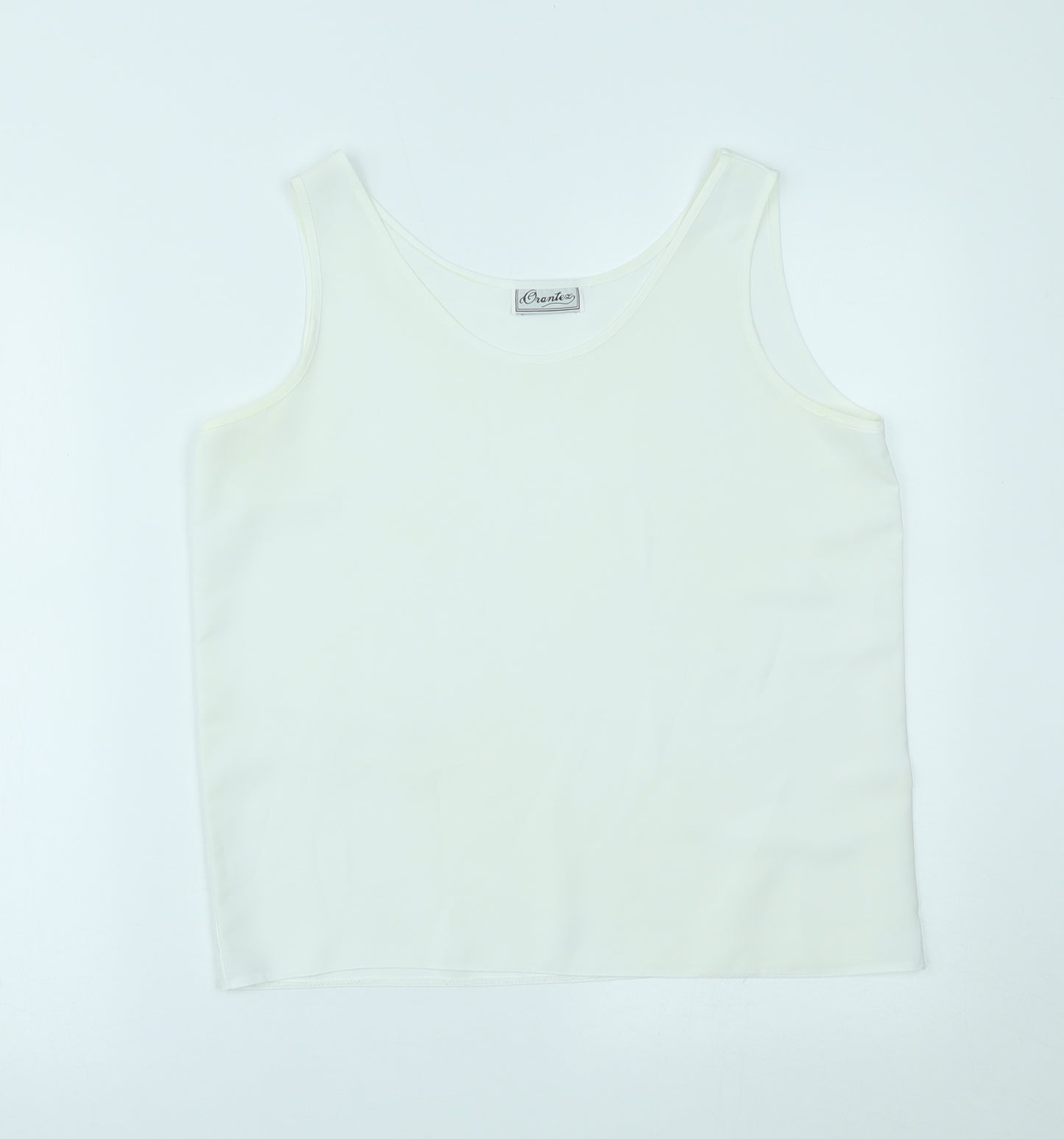 Orantez Womens White   Basic Tank Size 12