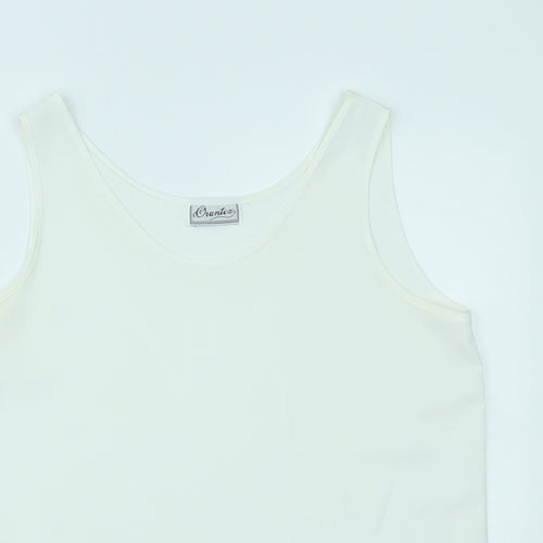 Orantez Womens White   Basic Tank Size 12