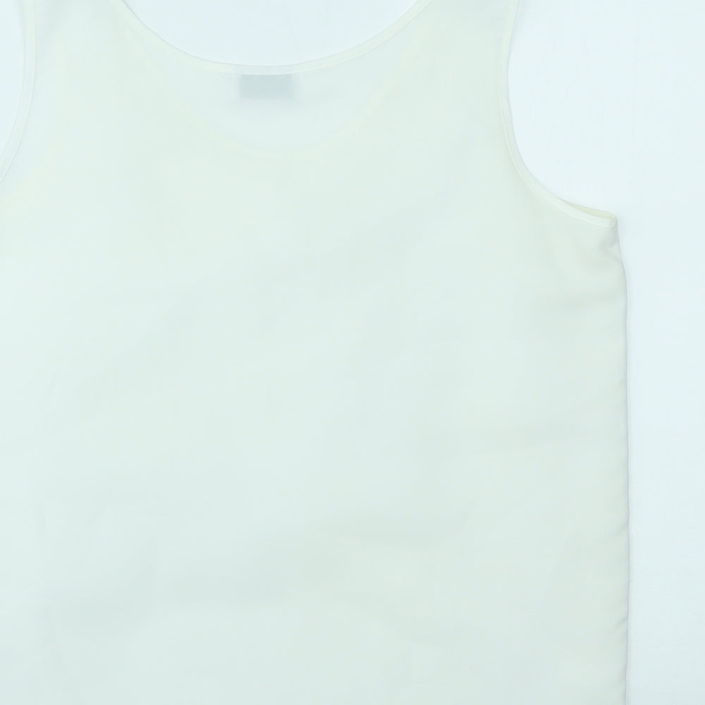 Orantez Womens White   Basic Tank Size 12