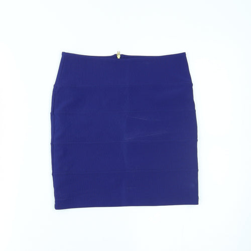 Topshop Womens Blue   Mini Skirt Size 8