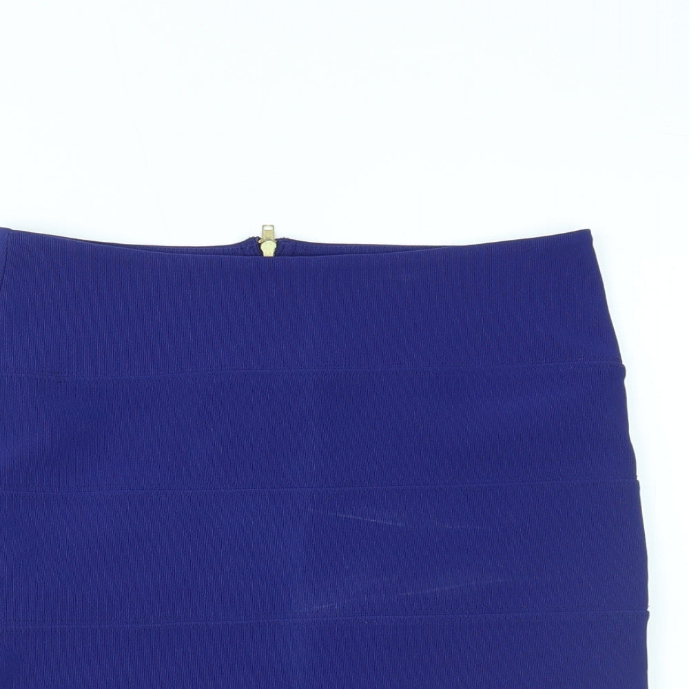 Topshop Womens Blue   Mini Skirt Size 8