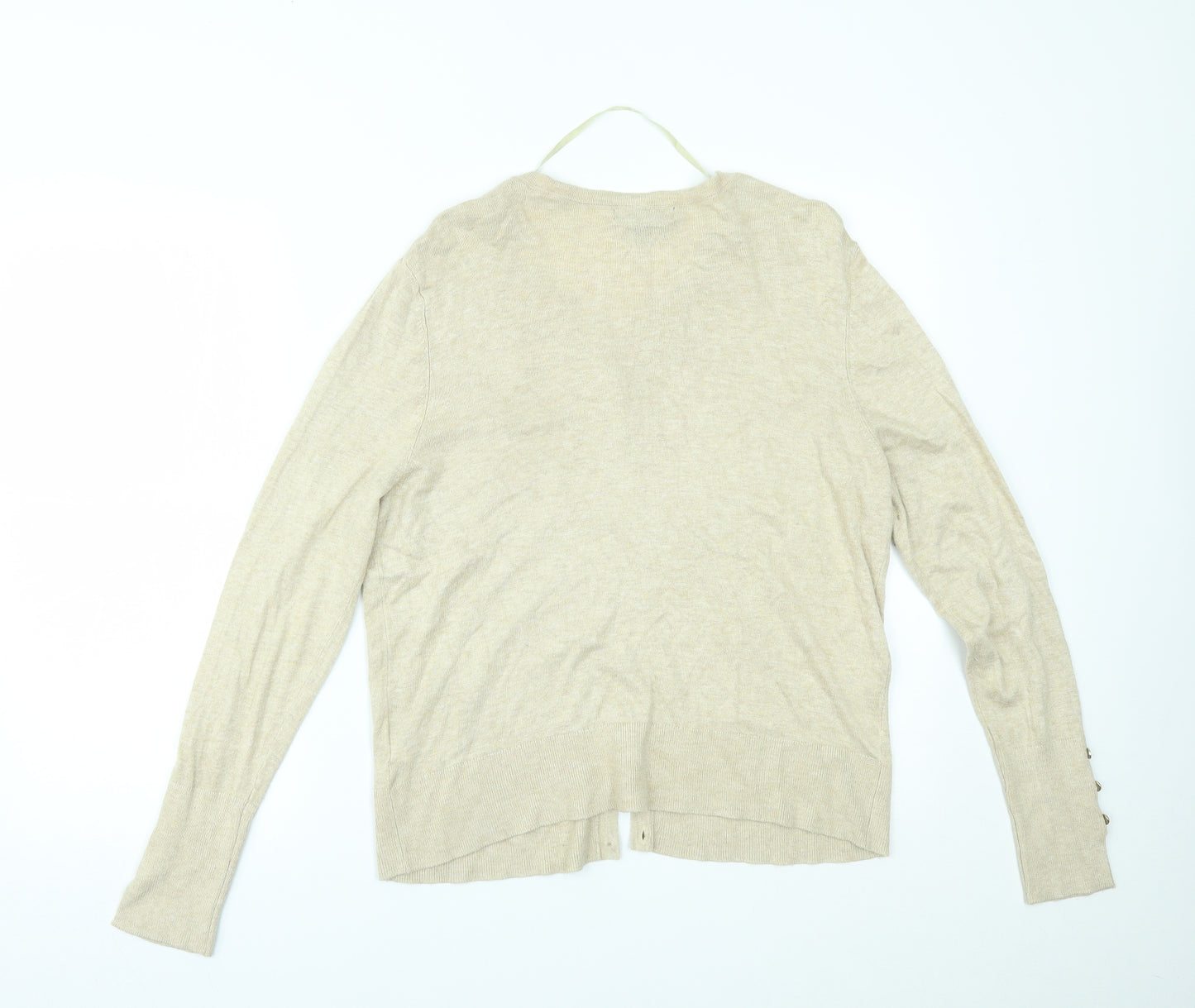 Primark Womens Beige   Cardigan Jumper Size XL