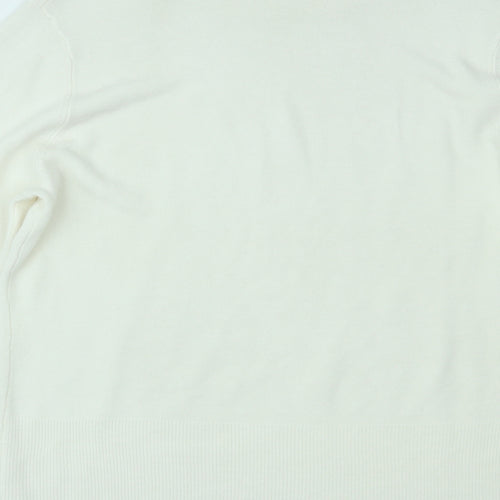 Papaya Womens White   Pullover Jumper Size 10