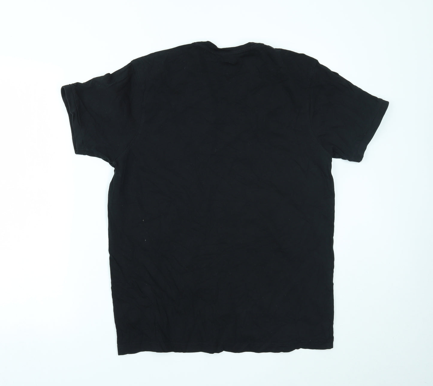Luke Mens Black    T-Shirt Size L