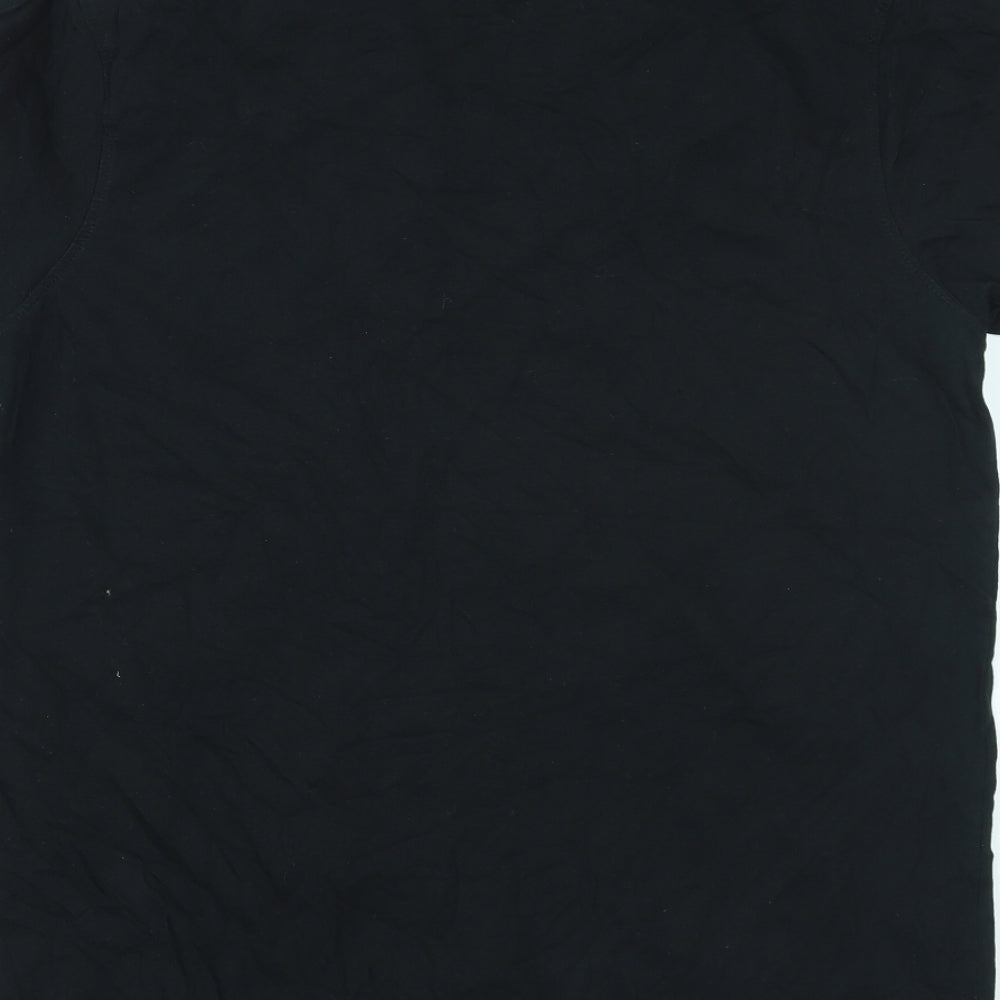 Luke Mens Black    T-Shirt Size L