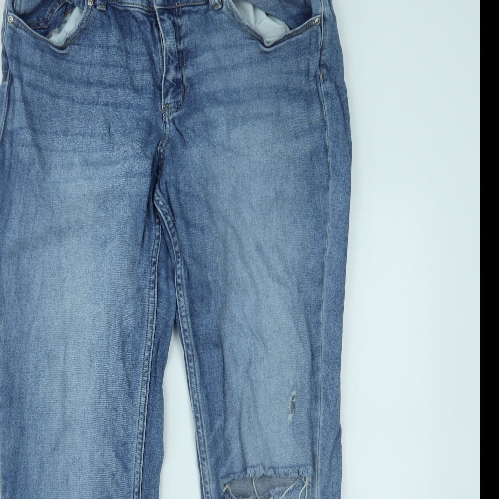 Primark Womens Blue  Denim Skinny Jeans Size 16 L27 in