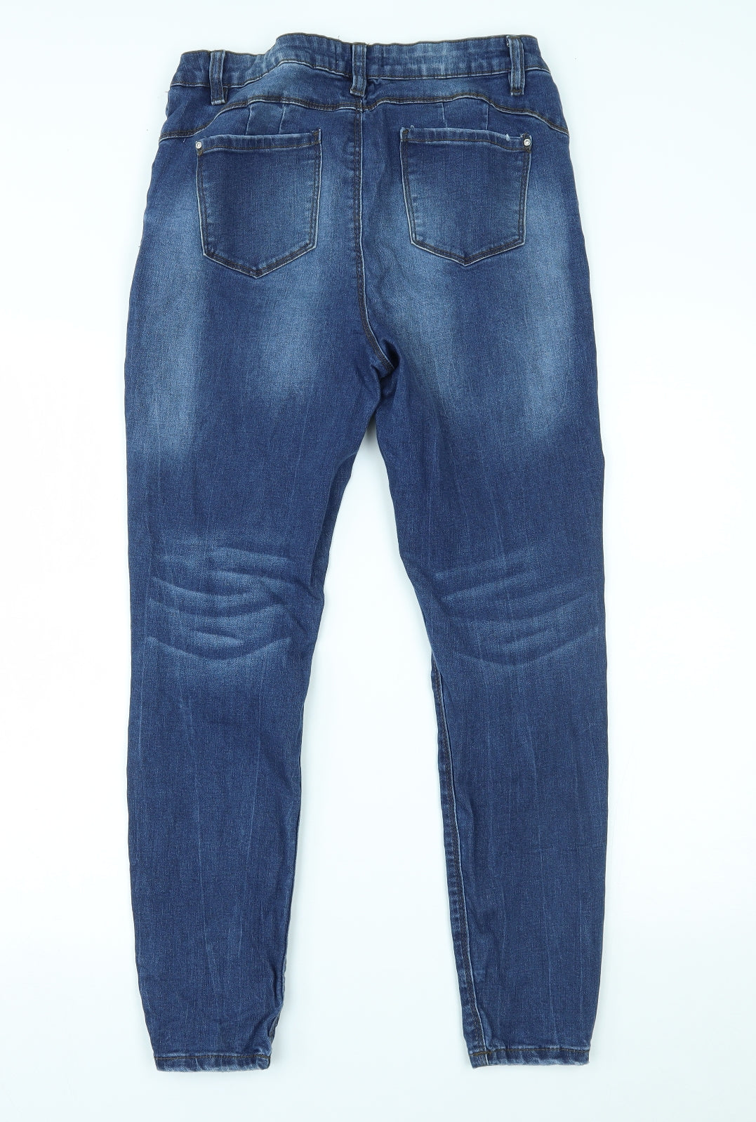 Primark Womens Blue  Denim Skinny Jeans Size 16 L27 in