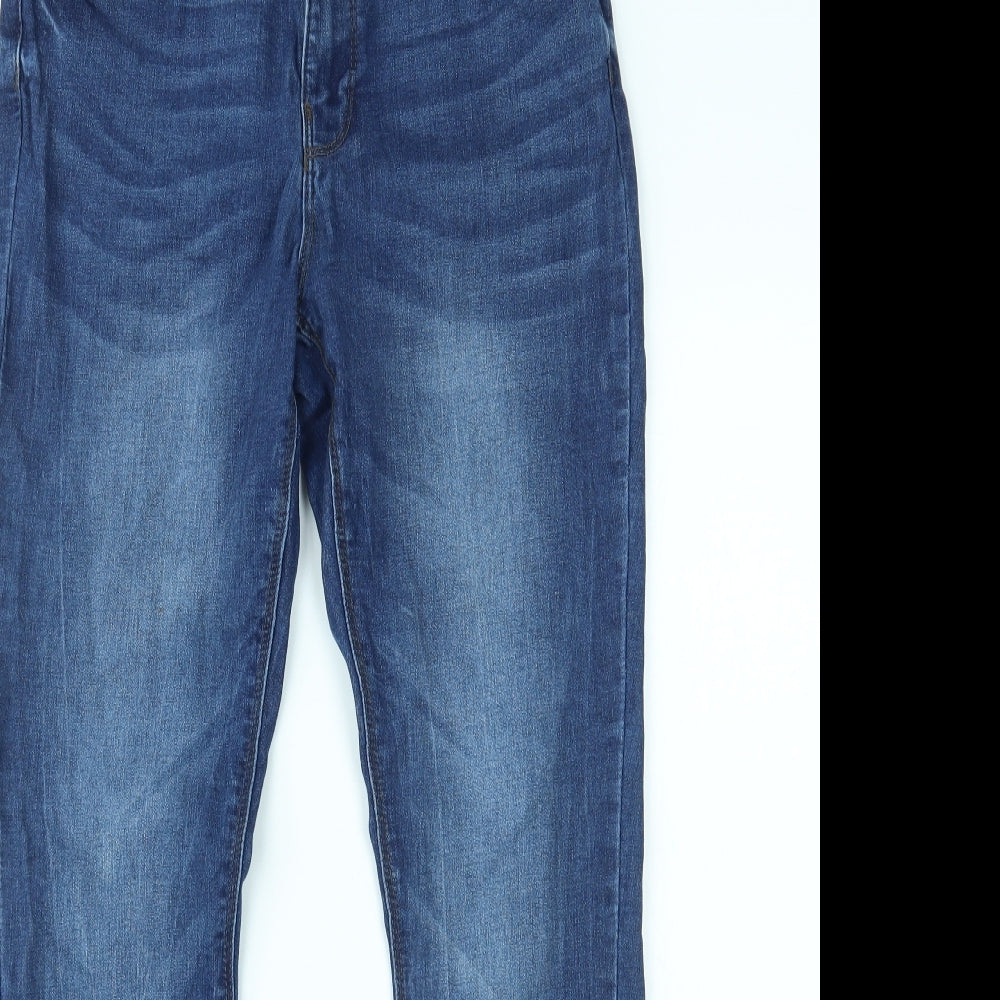 Primark Womens Blue  Denim Skinny Jeans Size 16 L27 in