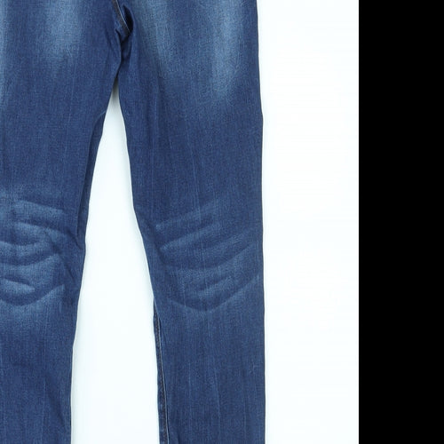 Primark Womens Blue  Denim Skinny Jeans Size 16 L27 in
