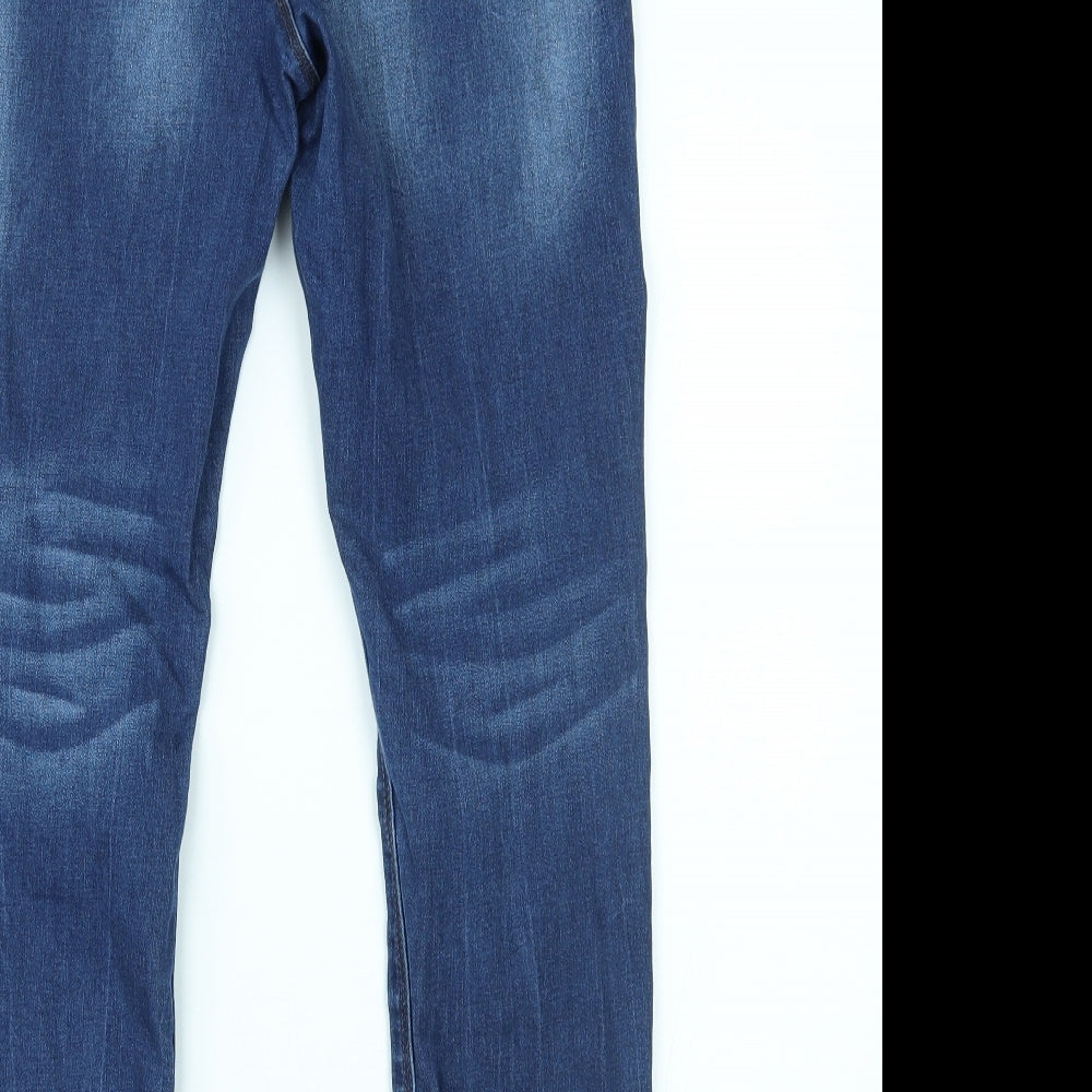 Primark Womens Blue  Denim Skinny Jeans Size 16 L27 in
