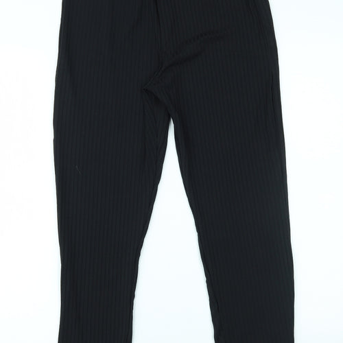 PRETTYLITTLETHING Womens Black    Leggings Size L L31 in