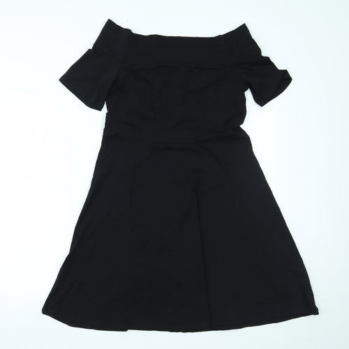 Dorothy Perkins Womens Black   Fit & Flare  Size 16