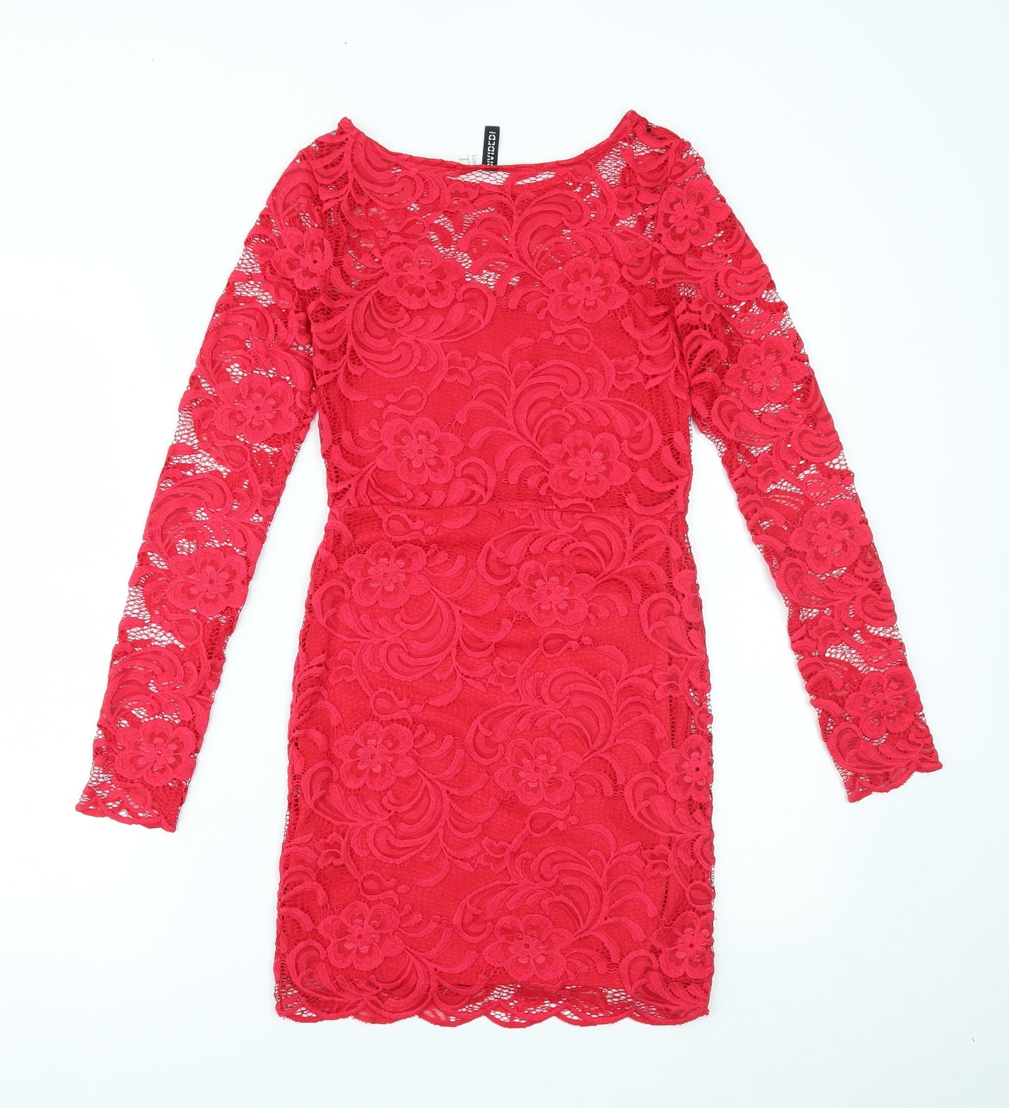 H&M Womens Red   Bodycon  Size 6