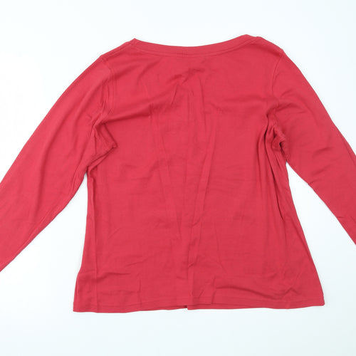 George Womens Red   Basic T-Shirt Size 20