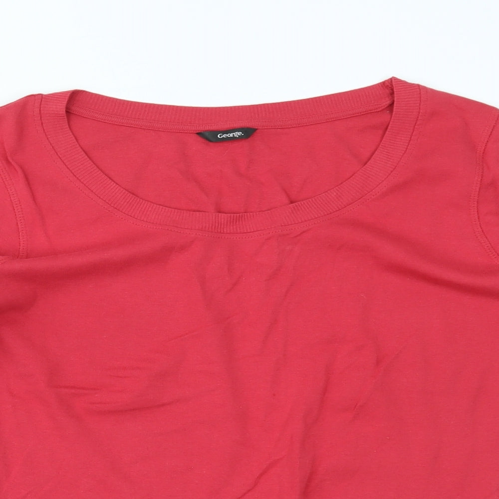George Womens Red   Basic T-Shirt Size 20