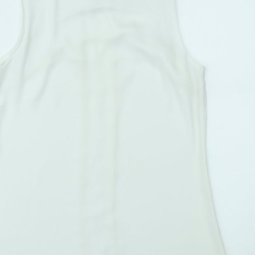 Paraphrase Womens White   Basic Tank Size 10