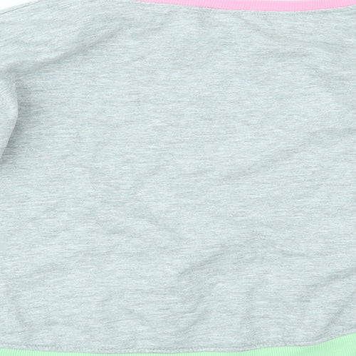 M&Co Girls Grey   Pullover Jumper Size 7-8 Years
