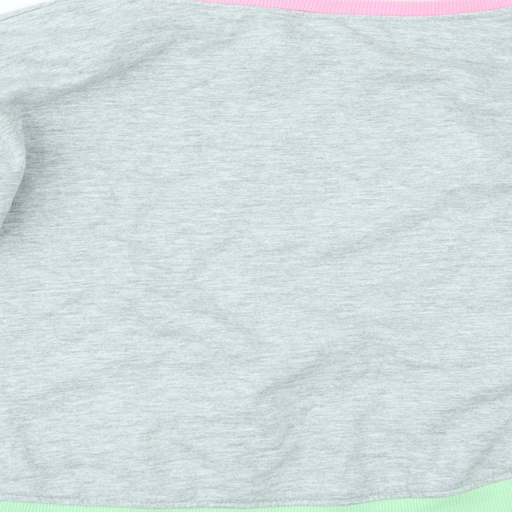 M&Co Girls Grey   Pullover Jumper Size 7-8 Years