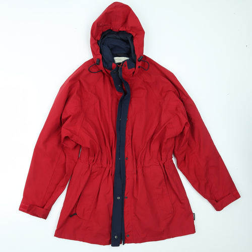 Regatta Womens Red   Rain Coat Coat Size 14