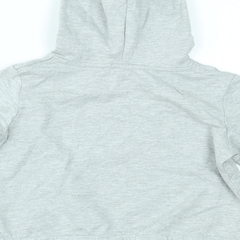 LILY&DAN Girls Grey   Pullover Hoodie Size 7-8 Years