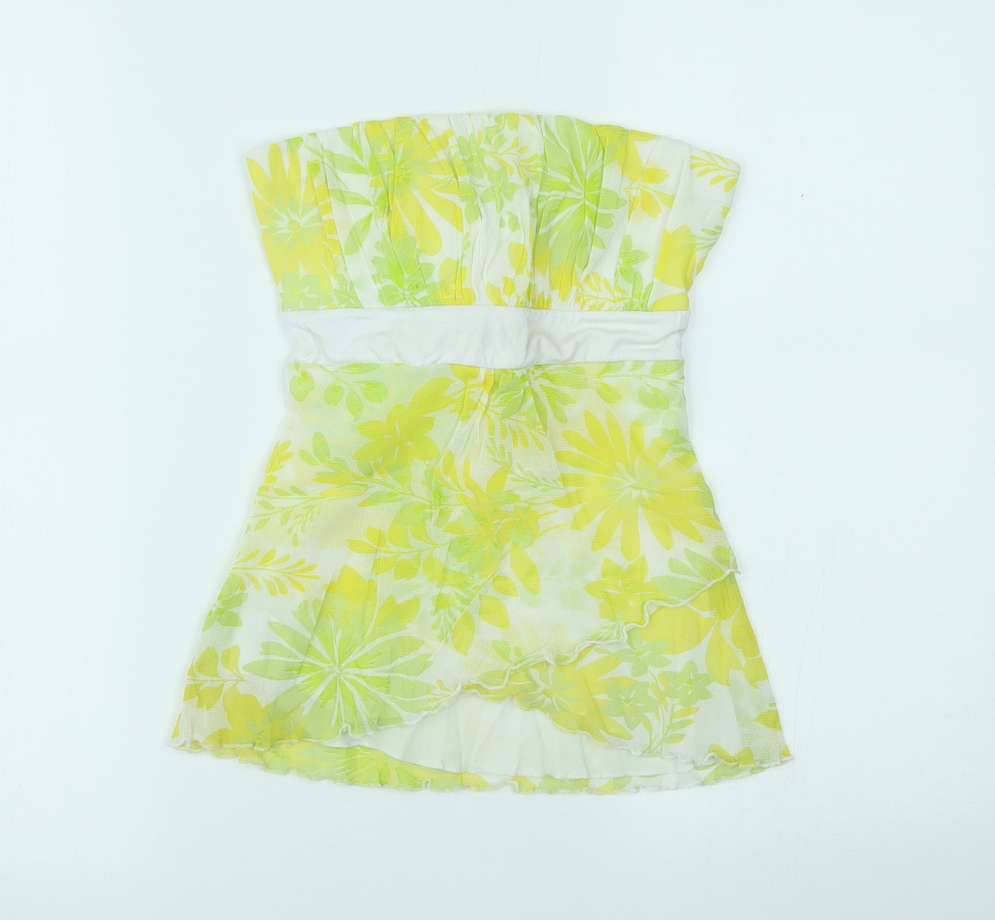 Jane Norman Womens Green Floral  Basic Blouse Size 10