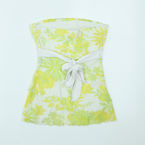 Jane Norman Womens Green Floral  Basic Blouse Size 10