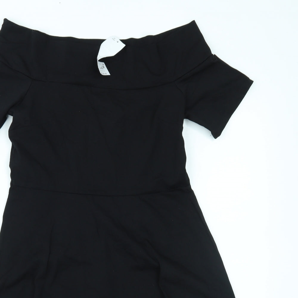 Dorothy Perkins Womens Black   Fit & Flare  Size 14