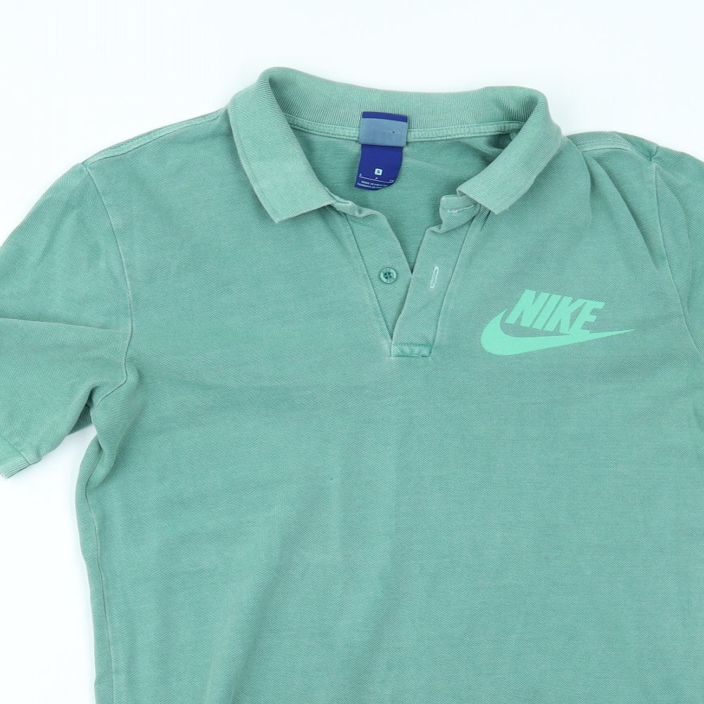 Nike Mens Green    Polo Size S