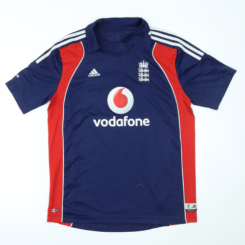 adidas Mens Blue   Jersey Polo Size S