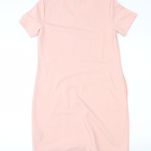 32 cool Womens Pink   T-Shirt Dress  Size S
