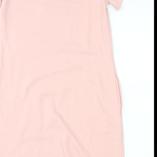 32 cool Womens Pink   T-Shirt Dress  Size S