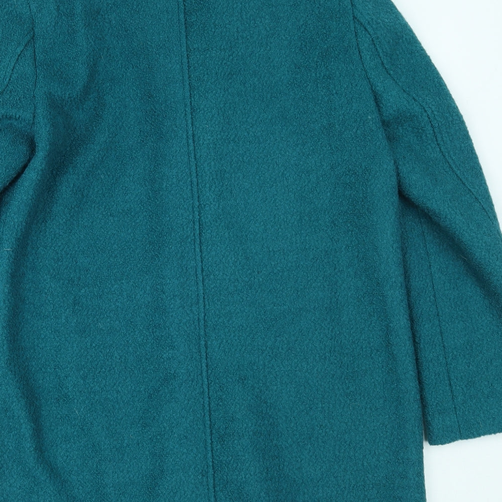 Marks and Spencer Womens Blue   Overcoat Coat Size 12