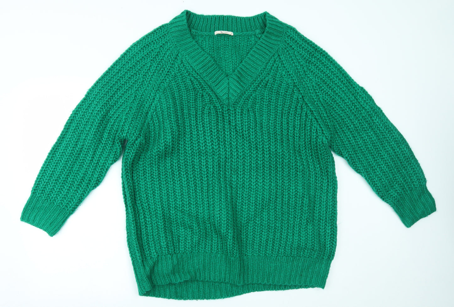 TU Womens Green   Pullover Jumper Size 16