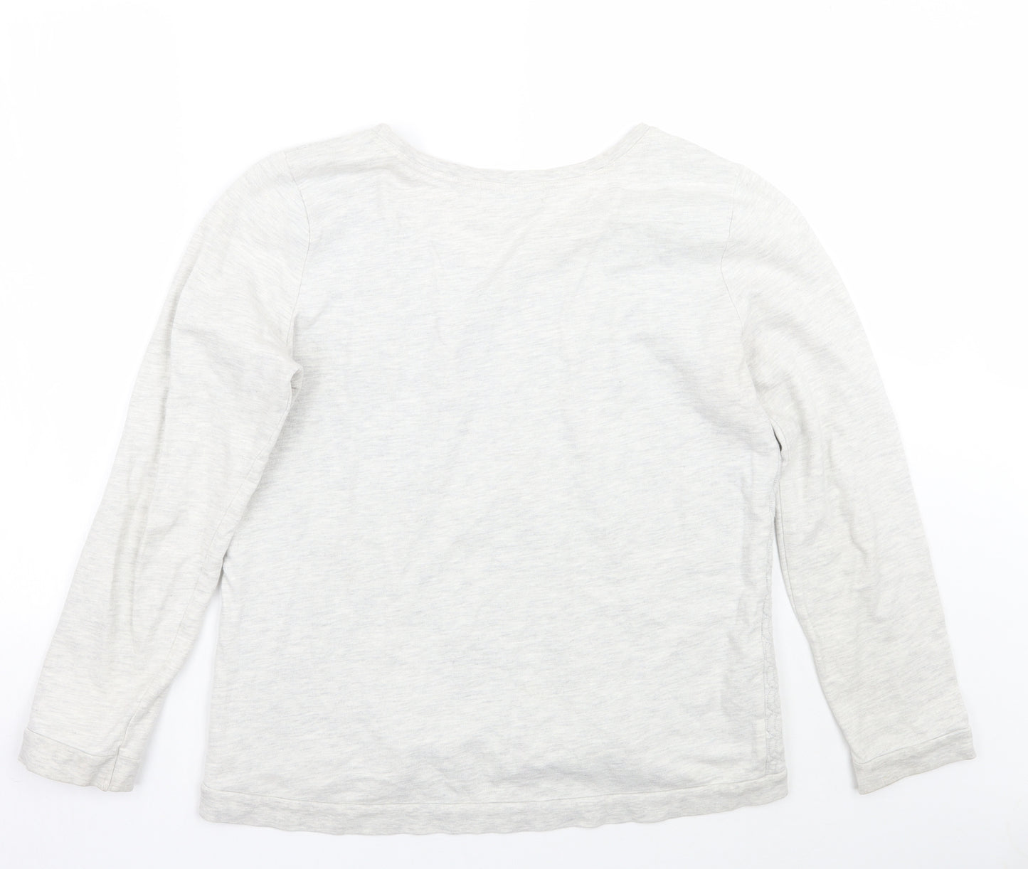 NEXT Womens Grey Geometric  Pullover Jumper Size 12