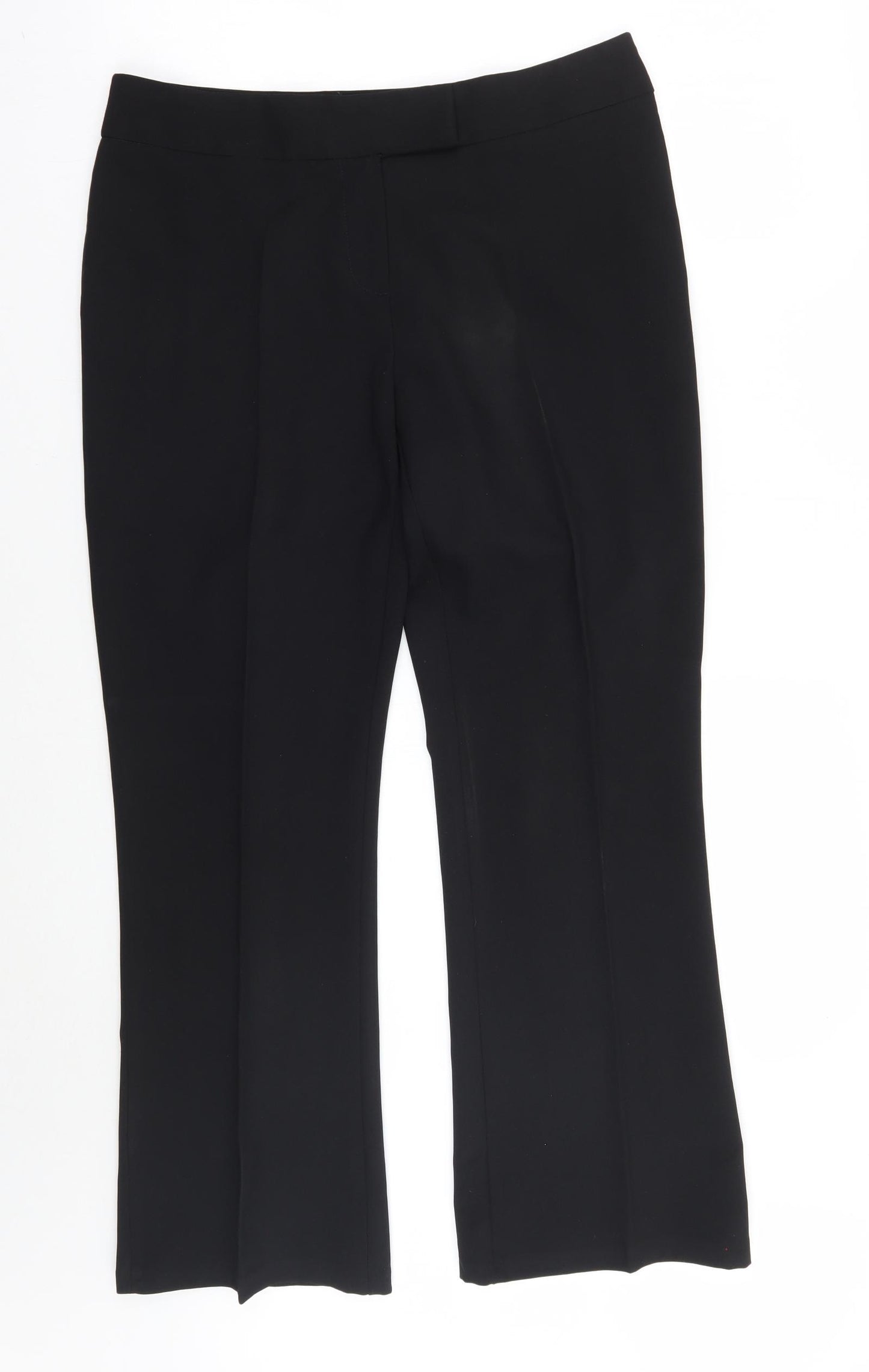 George Womens Black   Trousers  Size 12 L27 in