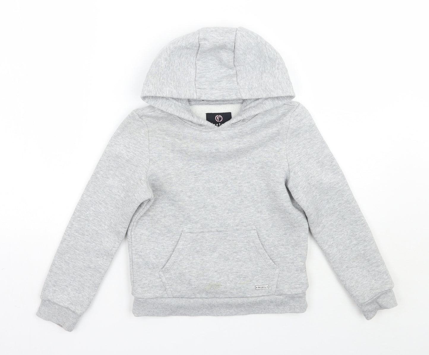 Firetrap Girls Grey   Pullover Hoodie Size 6-7 Years