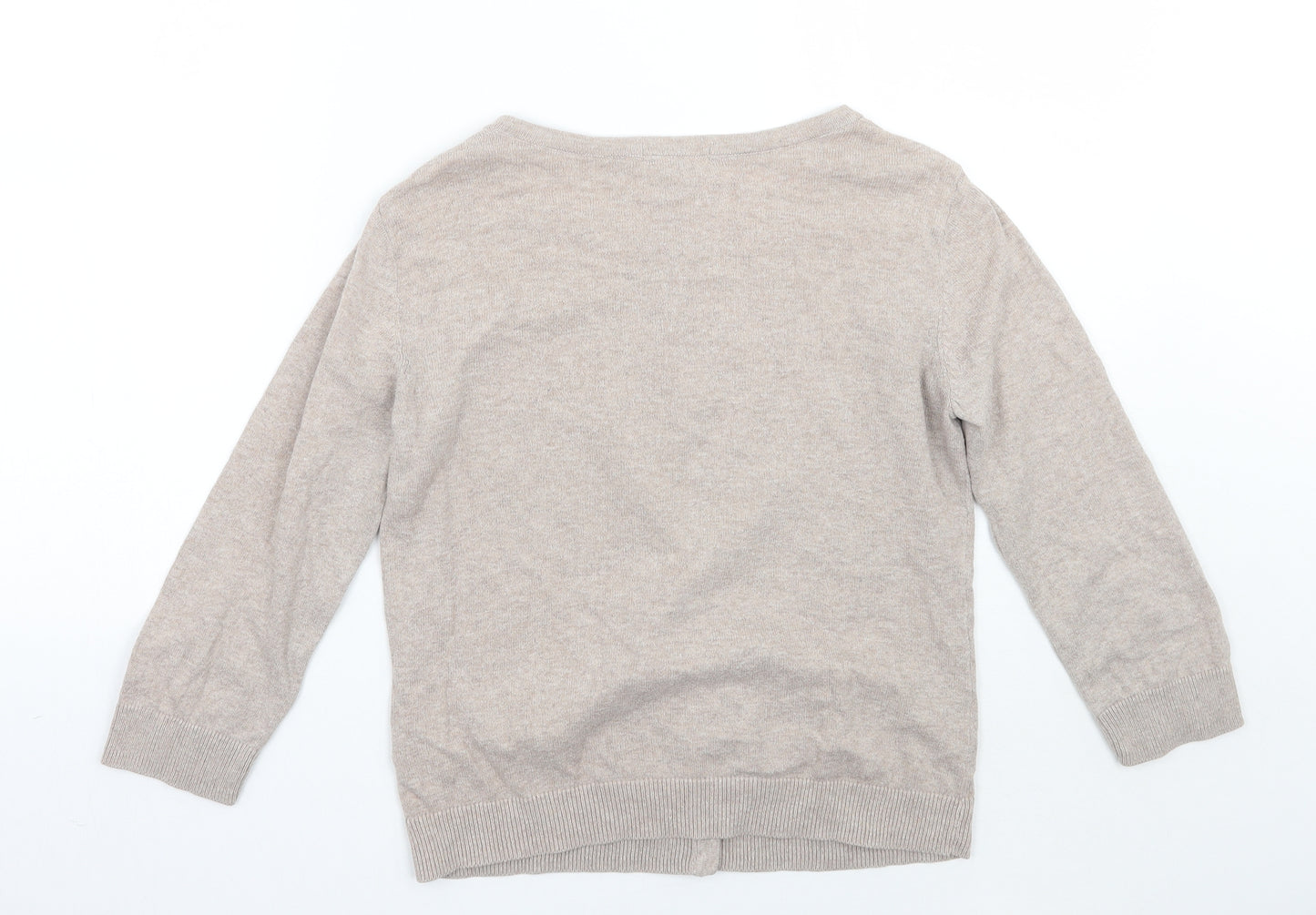 H&M Womens Beige   Cardigan Jumper Size S