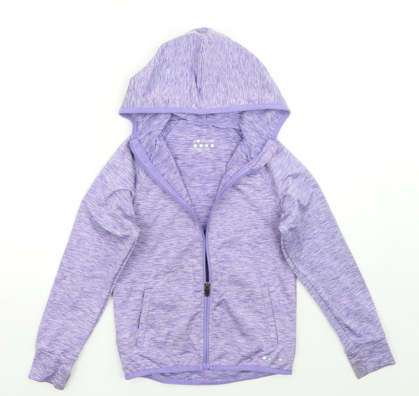 Souluxe Girls Purple   Jacket  Size 8-9 Years